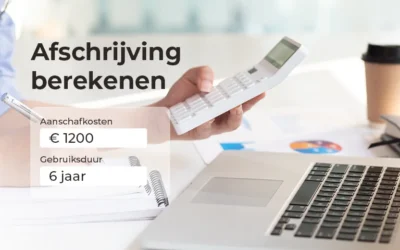Afschrijving berekenen: bereken de afschrijving van een bedrijfsmiddel